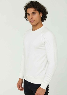 CAZADOR CAZ 5610 - 23KCEEO05610 Erkek Beyaz 3 İplik Sweatshirt