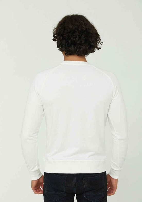 CAZADOR CAZ 5610 - 23KCEEO05610 Erkek Beyaz 3 İplik Sweatshirt