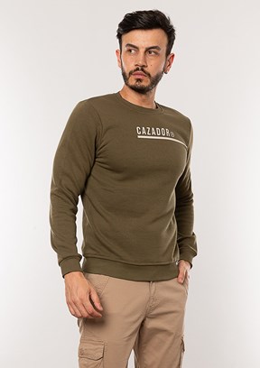 Cazador Yeşil Erkek 3 İplik Sweatshirt