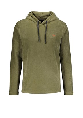 Cazador Yeşil Erkek Polar Sweatshirt