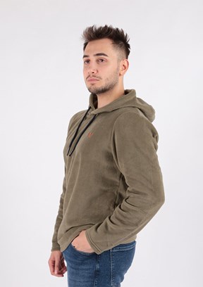 Cazador Yeşil Erkek Polar Sweatshirt