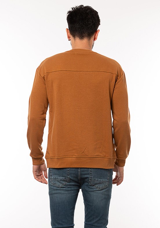 Cazador Kahverengi Erkek 3 İplik Sweatshirt