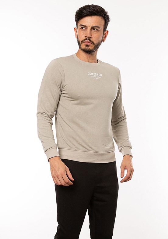 CAZ 5127 3 İPLİK SWEAT, S, Taş