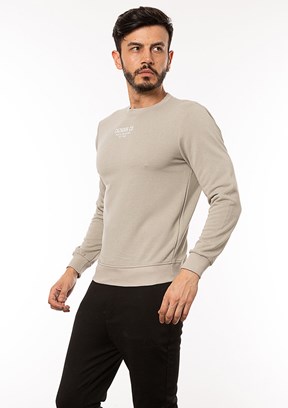 CAZ 5127 3 İPLİK SWEAT, S, Taş