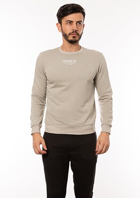 CAZ 5127 3 İPLİK SWEAT, S, Taş
