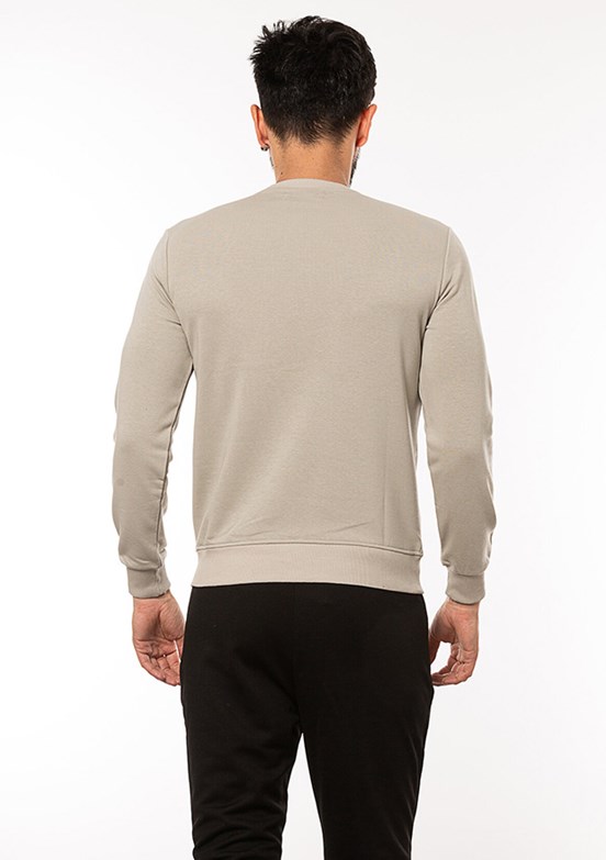 CAZ 5127 3 İPLİK SWEAT, S, Taş