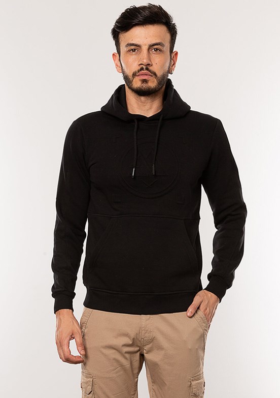 Cazador Siyah Erkek 3 İplik Sweatshirt