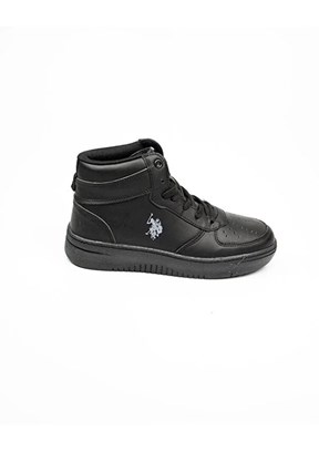 US POLO Arısto Gsn Hı 3Pr - A10138989112010 Unısex Siyah Sneaker Ayakkabı