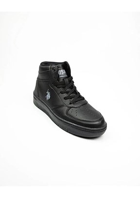 US POLO Arısto Gsn Hı 3Pr - A10138989112010 Unısex Siyah Sneaker Ayakkabı