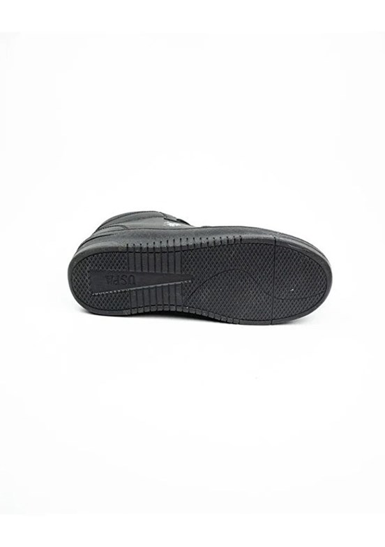 US POLO Arısto Gsn Hı 3Pr - A10138989112010 Unısex Siyah Sneaker Ayakkabı