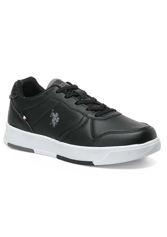 US POLO 3W Drew 3Pr - A10139008112010 Kadın Siyah Sneaker Ayakkabı