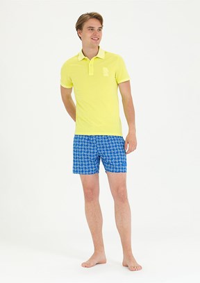 US POLO ASSN Erkek Mavi Deniz Şortu