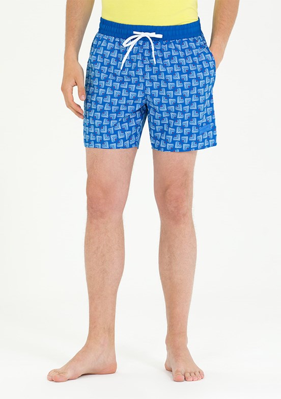 US POLO ASSN Erkek Mavi Deniz Şortu