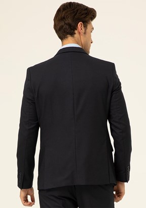 Süvari Lacivert Erkek Slim Takım Elbise