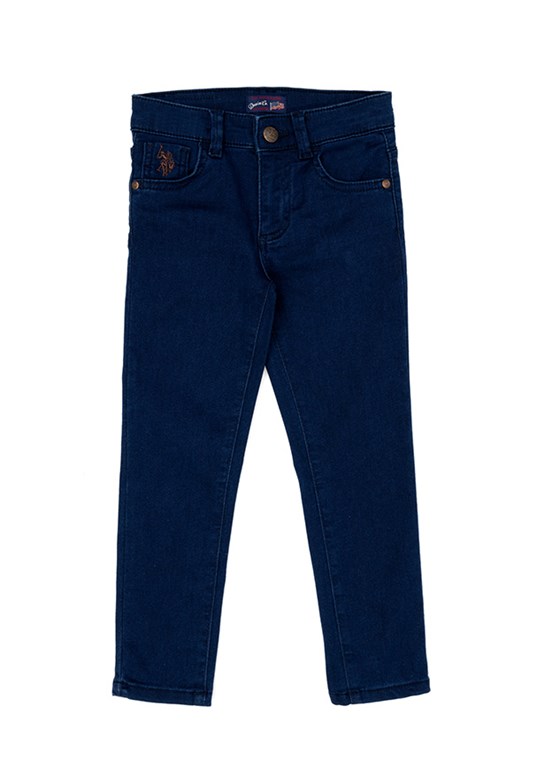 U.S. Polo Assn Kız Çocuk Oversize Jean Pantolon