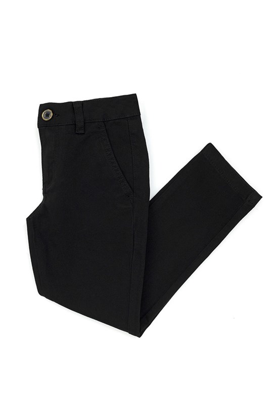 US POLO ASSN Erkek Çocuk Siyah Chino Pantolon