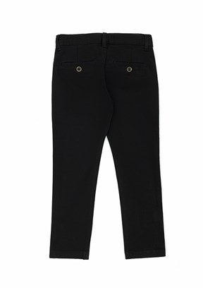 US POLO ASSN Erkek Çocuk Siyah Chino Pantolon