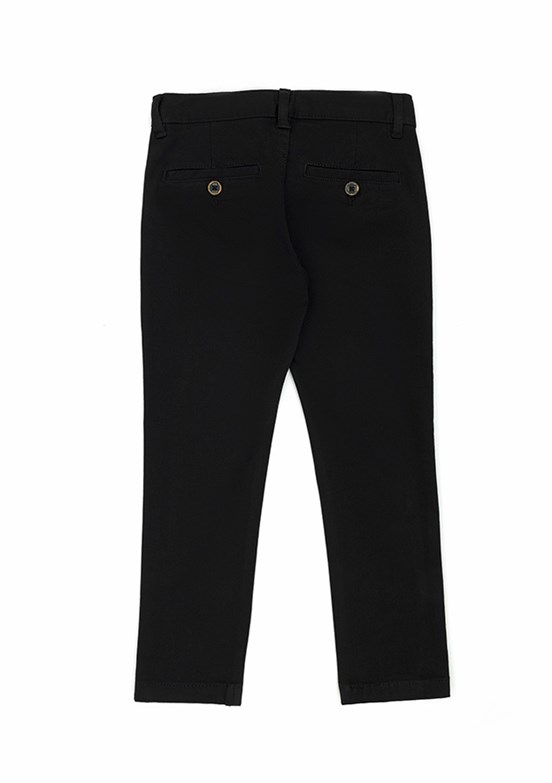 US POLO ASSN Erkek Çocuk Siyah Chino Pantolon