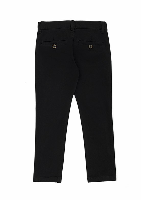 US POLO ASSN Erkek Çocuk Siyah Chino Pantolon