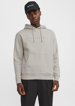 JACK JONES Çok Renkli Erkek Fermuarsız Kapüşonlu Sweatshirt