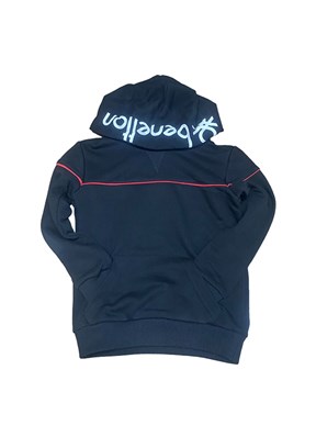 Benetton Siyah Erkek Çocuk Kapüşonlu Sweatshirt