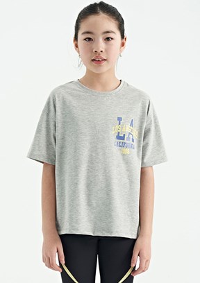 Tommy Life Kız Çocuk O Yaka T-Shirt