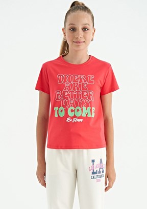 Tommy Life Kız Çocuk O Yaka T-shirt