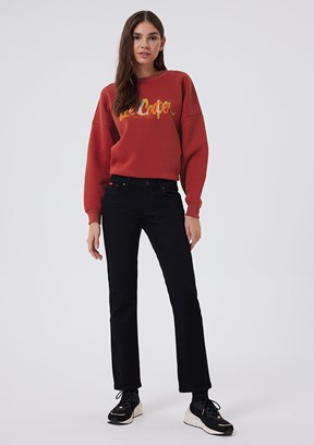 Lee Cooper Kadın Straight Jean Pantolon