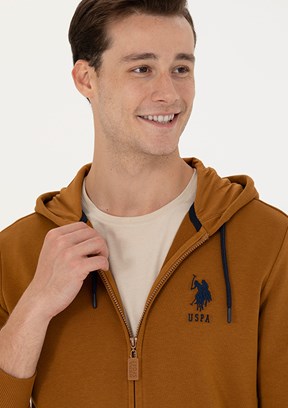 U.S. Polo Assn Erkek Kapüşonlu Sweatshirt