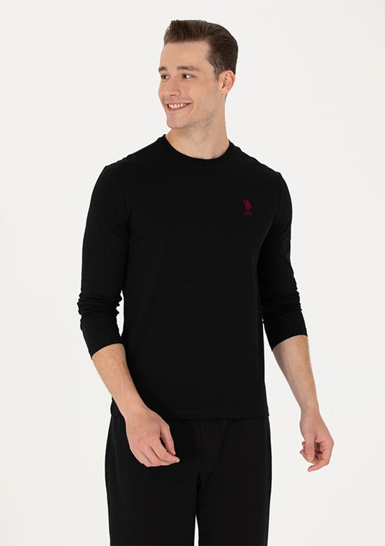 U.S. Polo Assn Erkek Bisiklet Yaka Sweatshirt