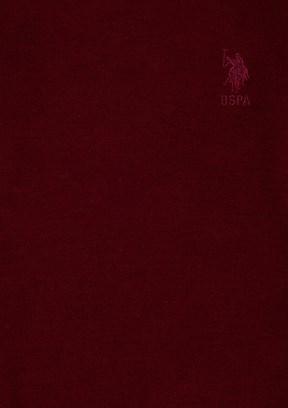 US POLO ASSN Bordo Erkek Çocuk Basic Kazak