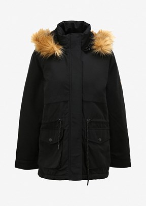 LEE COOPER Siyah Kadın Parka Mont