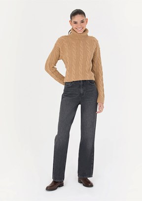 Pierre Cardin Kadın Yüksek Bel Jean Pantolon