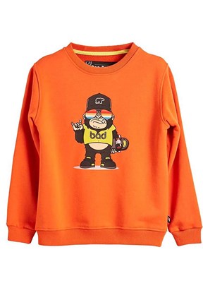 Bad Bear Unisex Çocuk Baskılı Sweatshirt