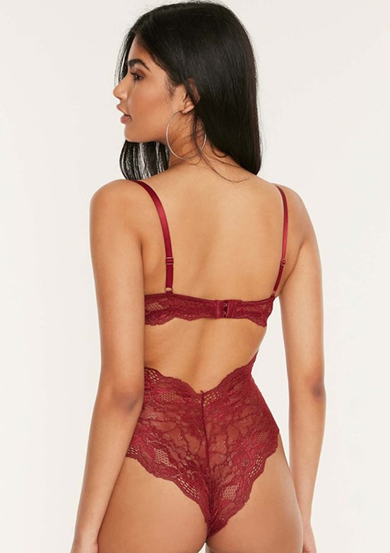 NEW BRA Bordo Kadın Bralet