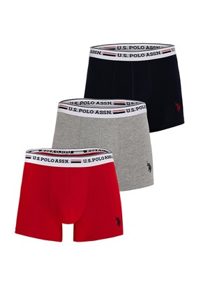 US POLO ASSN Kırmızı Erkek Boxer