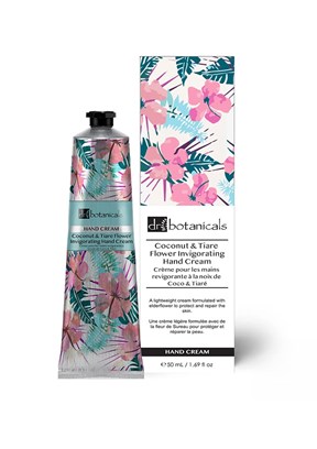 DR BOTANICALS Unisex Hindistan Cevizi ve Tahiti Gardenyalı Canlandırıcı El Kremi 50 ml