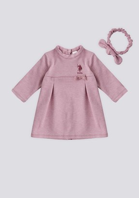 U.S. Polo Assn Kız Bebek Standart Elbise