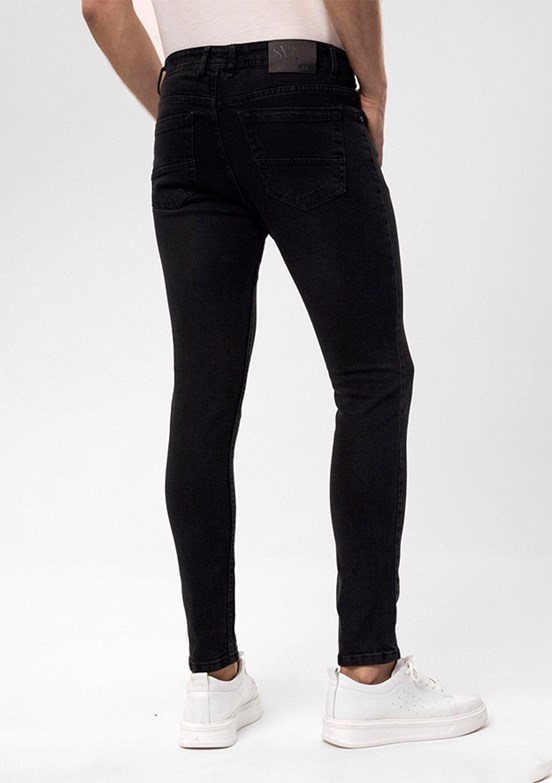 Süvari Siyah Erkek Ultra Slim Pantolon
