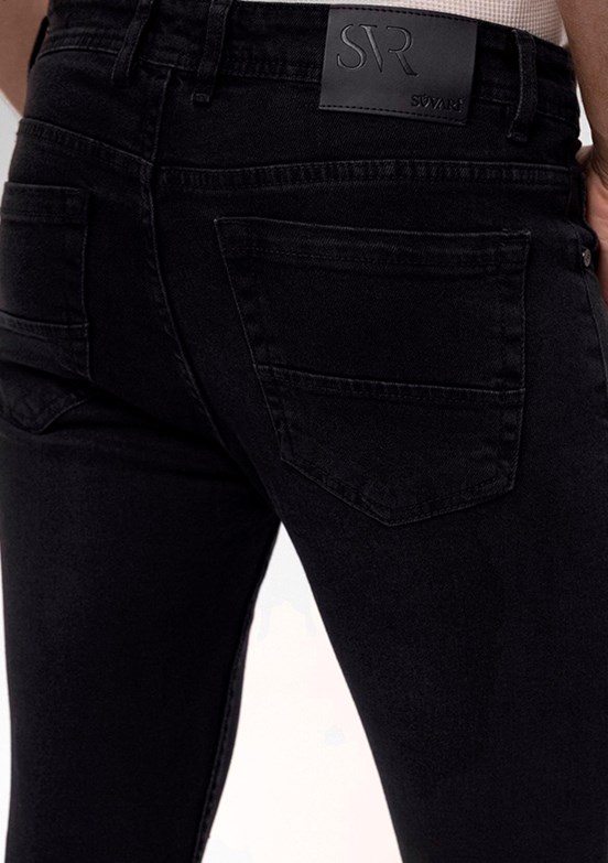 Süvari Siyah Erkek Ultra Slim Pantolon