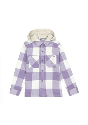 US POLO ASSN Kız Çocuk Mor Comfort Gömlek