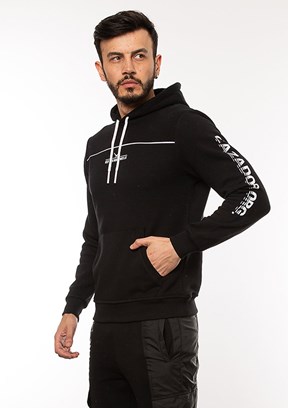 Cazador Siyah Erkek 3 İplik Sweatshirt