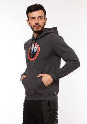 Cazador Antrasit Erkek 3 İplik Sweatshirt