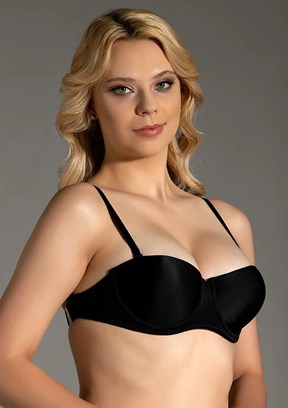 NEW BRA - 3383150000 Kadın Siyah Sütyen