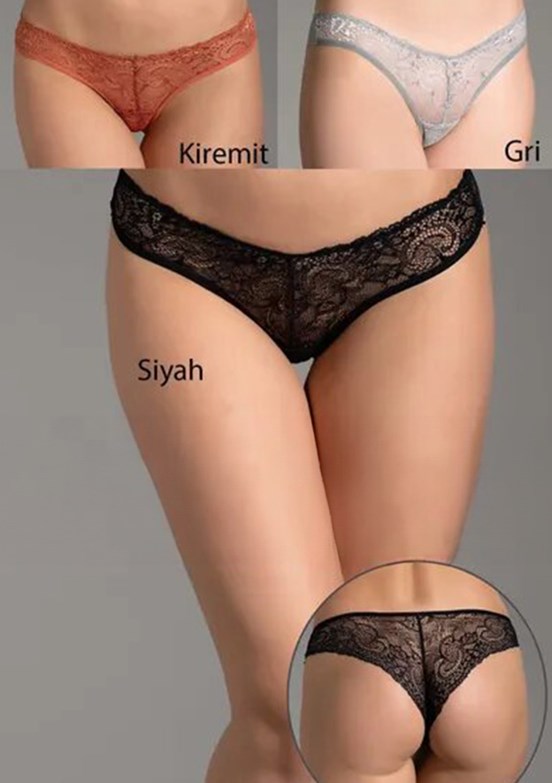 New Panty Çok Renkli Kadın Brazilian Külot