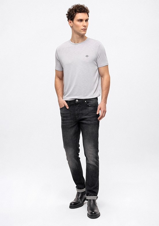 BACKANDBOND Antrasit Erkek Slim Pantolon