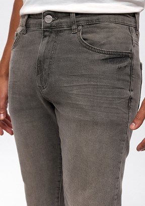 BACKANDBOND Gri Erkek Slim Pantolon
