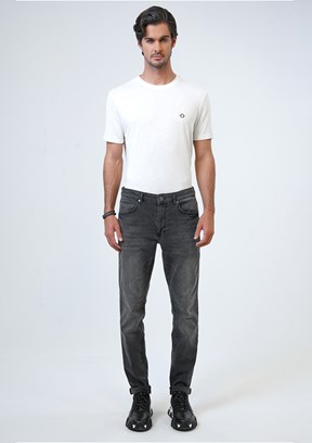 BACKANDBOND Antrasit Erkek Slim Jean Pantolon