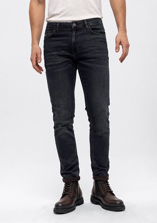 BACKANDBOND Antrasit Erkek Slim Pantolon
