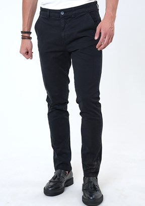 BACKANDBOND Siyah Erkek Chino Pantolon